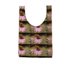 Shopping bag, Butterflies, bees and sunny flowers