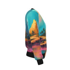 Women's Reversible Silk Bomber Jacket