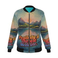Women's Reversible Silk Bomber Jacket