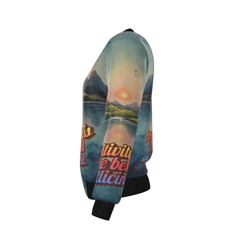 Women's Reversible Silk Bomber Jacket