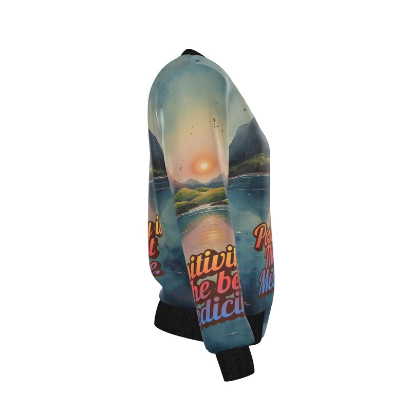 Women's Reversible Silk Bomber Jacket