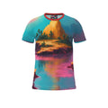 Cut And Sew All Over Print T Shirt