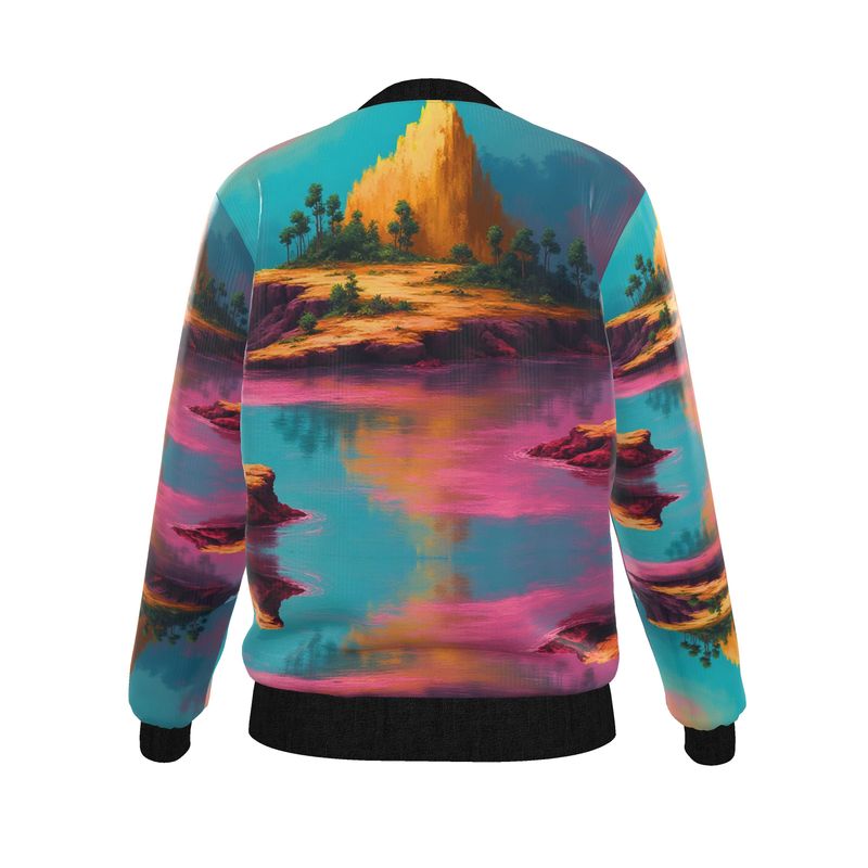 Women's Reversible Silk Bomber Jacket