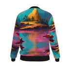 Women's Reversible Silk Bomber Jacket
